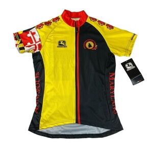 Giordana Annapolis Maryland‎ Women’s Cycling Shirt Crabs Bay Bridge MD Flag Sz M